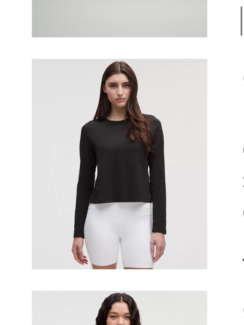 Lululemon Black Long-Sleeve Tee